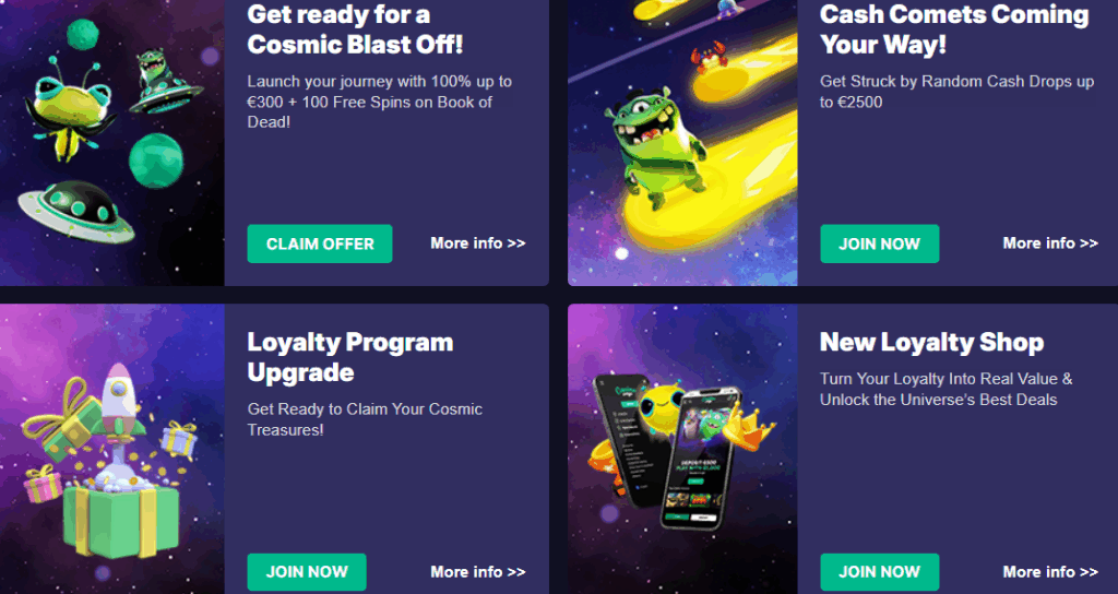 Casinoways Bonuses