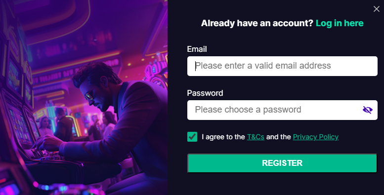 Casinoways registration process